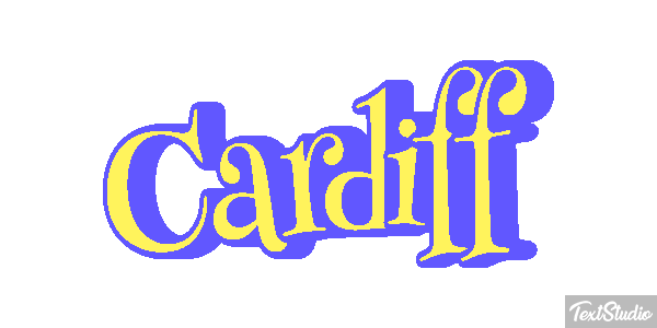 Cardiff Tekst effect