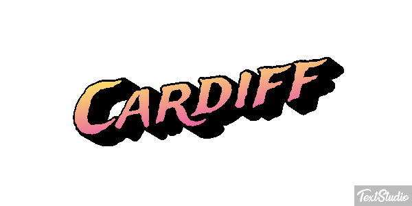 Cardiff Tekst effect