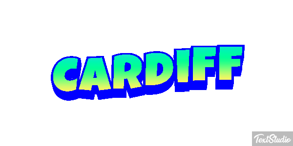 Cardiff Tekst effect