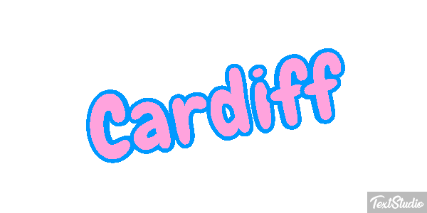Cardiff Tekst effect
