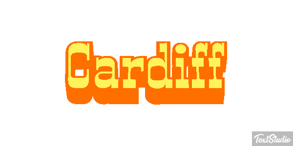 Cardiff Tekst effect