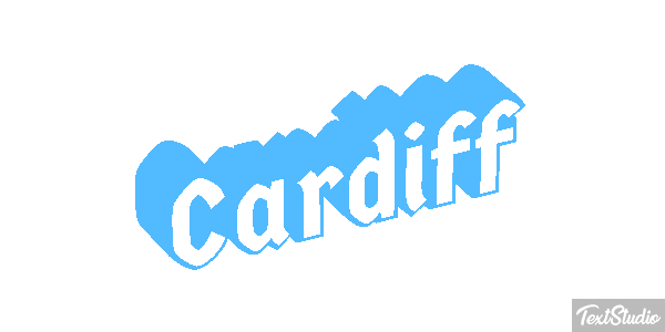 Cardiff Tekst effect