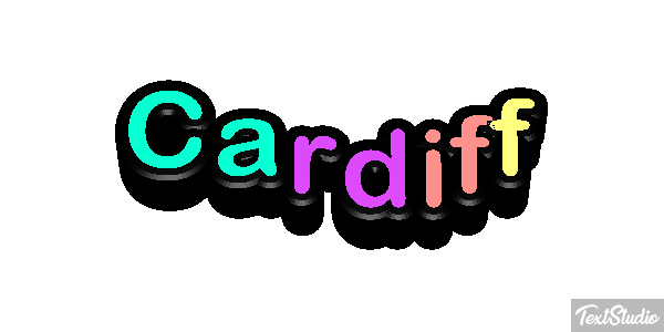 Cardiff Tekst effect