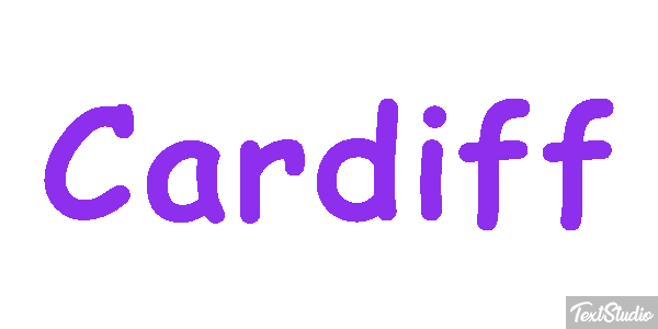 Cardiff Tekst effect