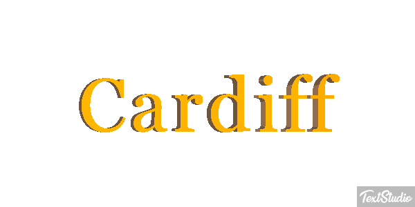 Cardiff Tekst effect
