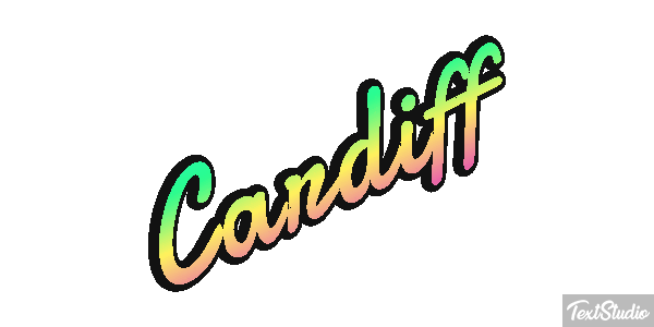 Cardiff Tekst effect
