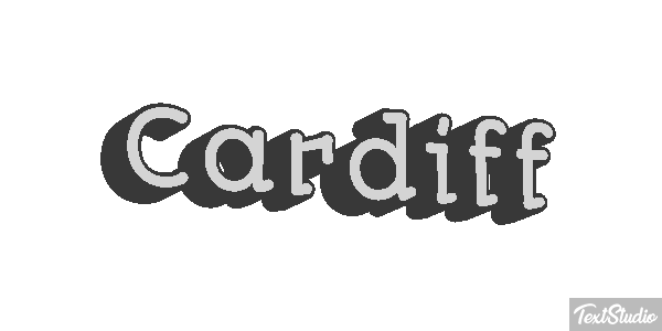 Cardiff Tekst effect