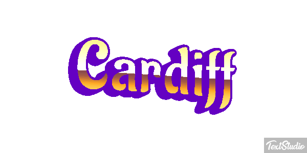 Cardiff Tekst effect