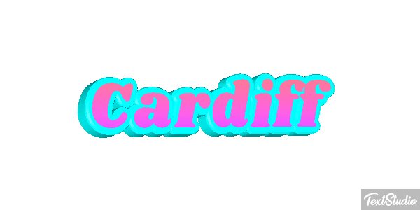 Cardiff Tekst effect