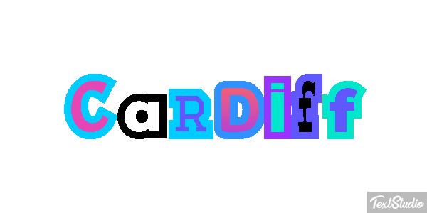 Cardiff Tekst effect