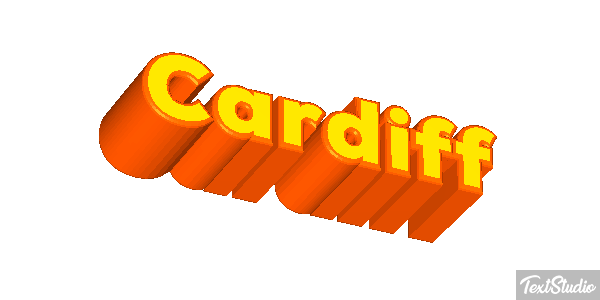 Cardiff Tekst effect