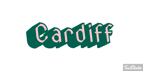 Cardiff Tekst effect