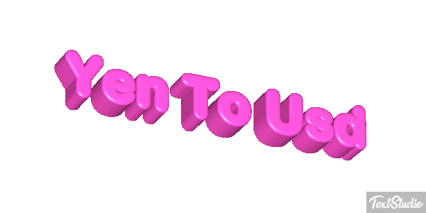 Yen To Usd Efeito do texto