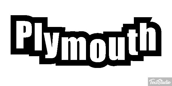 Plymouth Effetto testo