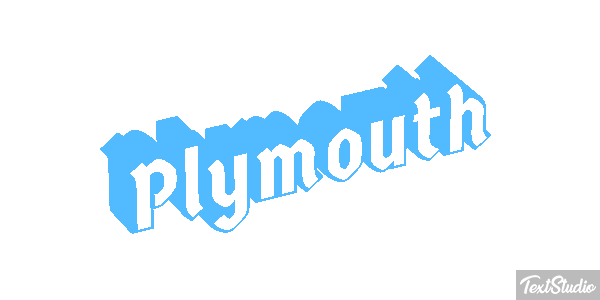 Plymouth Effetto testo