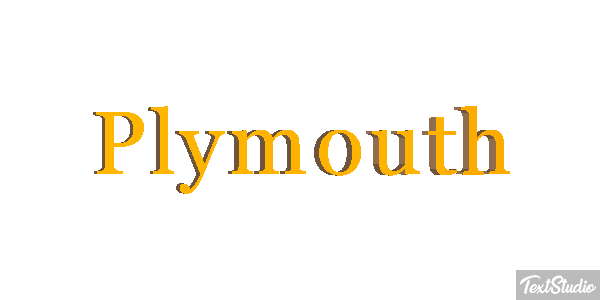 Plymouth Effetto testo
