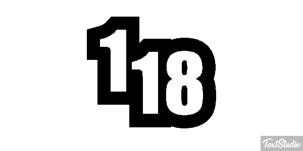 118 Text effect