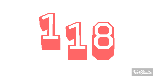 118 Text effect