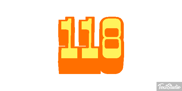 118 Text effect