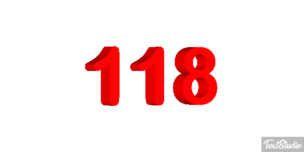 118 Text effect