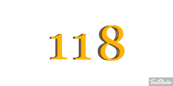 118 Text effect
