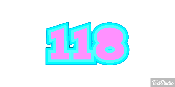 118 Text effect