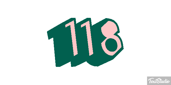 118 Text effect