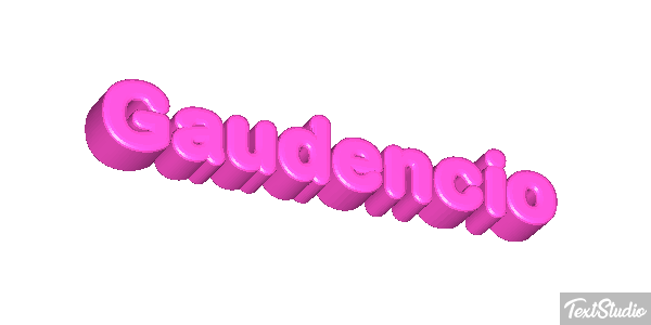 Gaudencio Efecto de texto