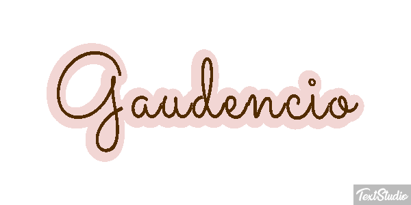 Gaudencio Efecto de texto