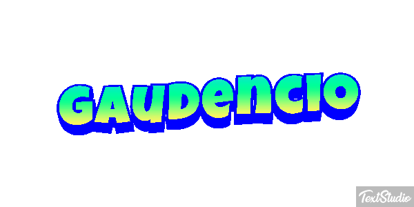 Gaudencio Efecto de texto