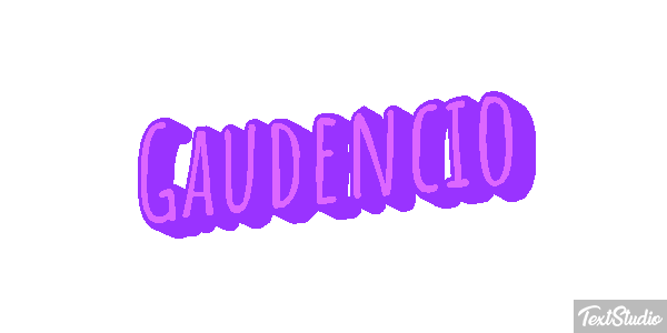 Gaudencio Efecto de texto