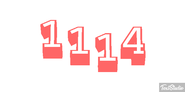 1114 Efekt tekstowy