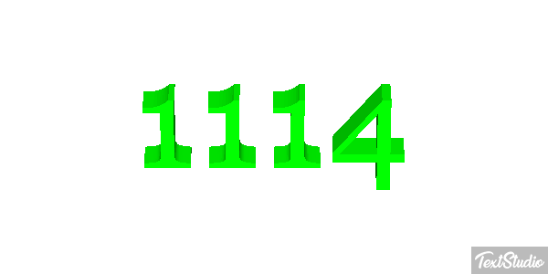1114 Efekt tekstowy