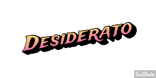 Desiderato Effetto testo
