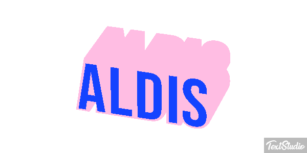 Aldis Text effect