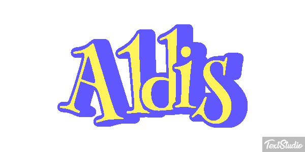 Aldis Text effect