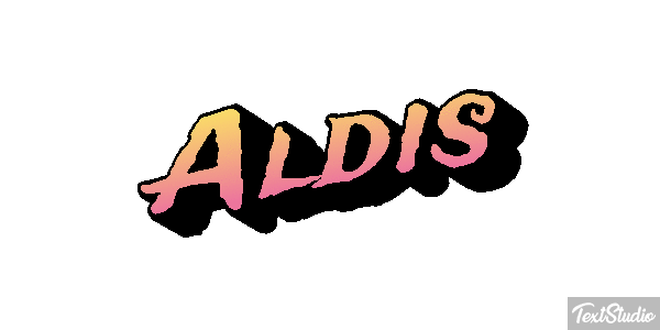 Aldis Text effect