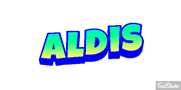Aldis Text effect