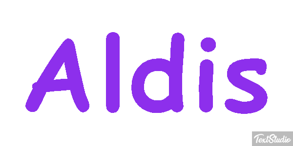 Aldis Text effect