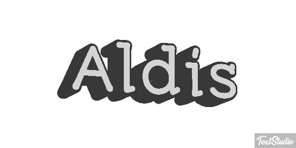 Aldis Text effect