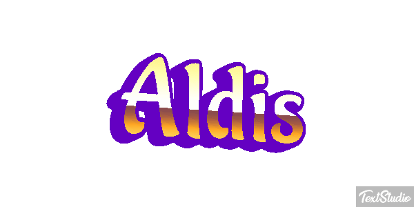 Aldis Text effect