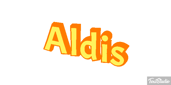 Aldis Text effect