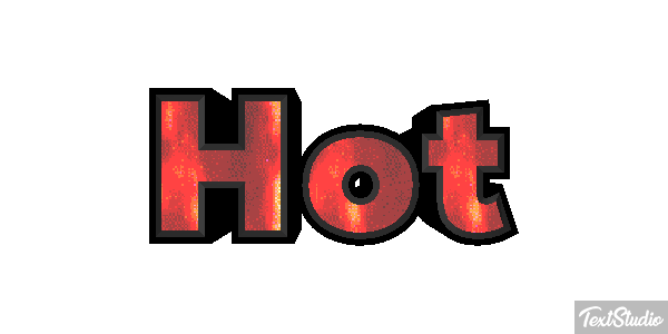 Hot Текстовый эффект