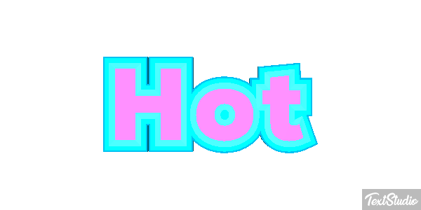 Hot Текстовый эффект