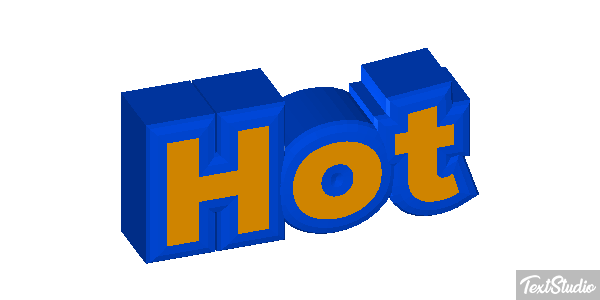Hot Текстовый эффект