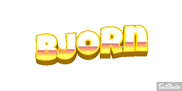 Bjorn Efecto de texto