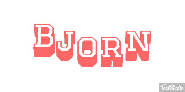 Bjorn Efecto de texto