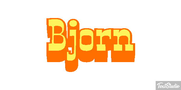 Bjorn Efecto de texto