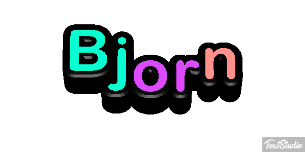 Bjorn Efecto de texto