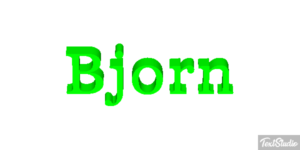 Bjorn Efecto de texto